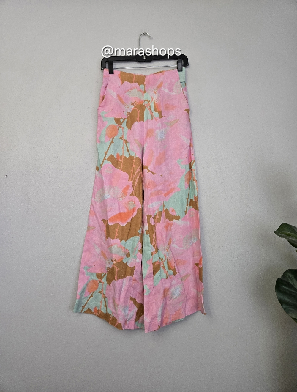 Lanhtropy Ocean Linen Pants Aquarela - Picture 3 of 7